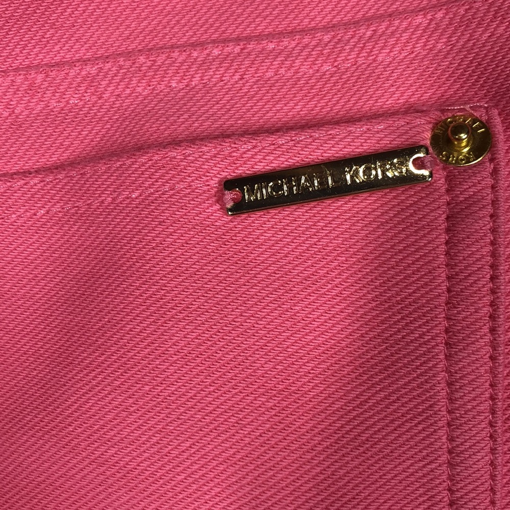 MICHAEL Michael Kors Vibrant Pink Cropped Pants - Picture 7 of 10